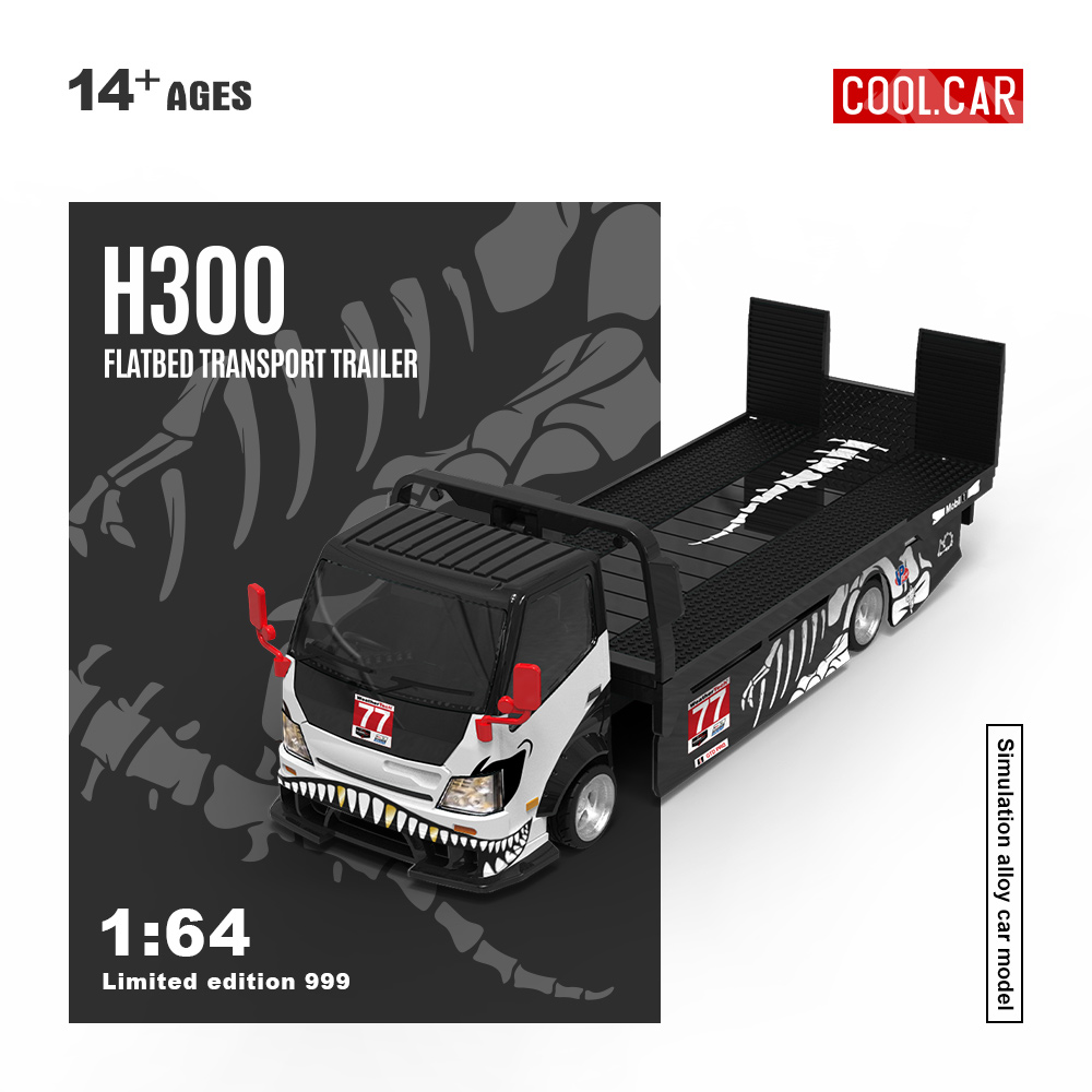 Die Cast Car 1 64 - Cool Car 1:64 H300 Flatbed Transport