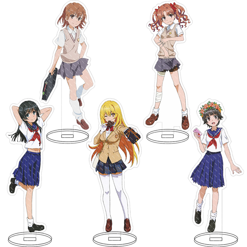 16CM Anime Figure A Certain Sc - Figma Stand Set recension och pris
