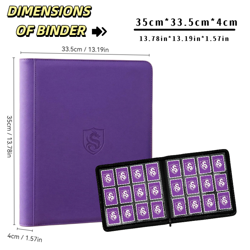 12-Slot Premium Side-Insert Ca - Pokemon Binder Card recension och pris