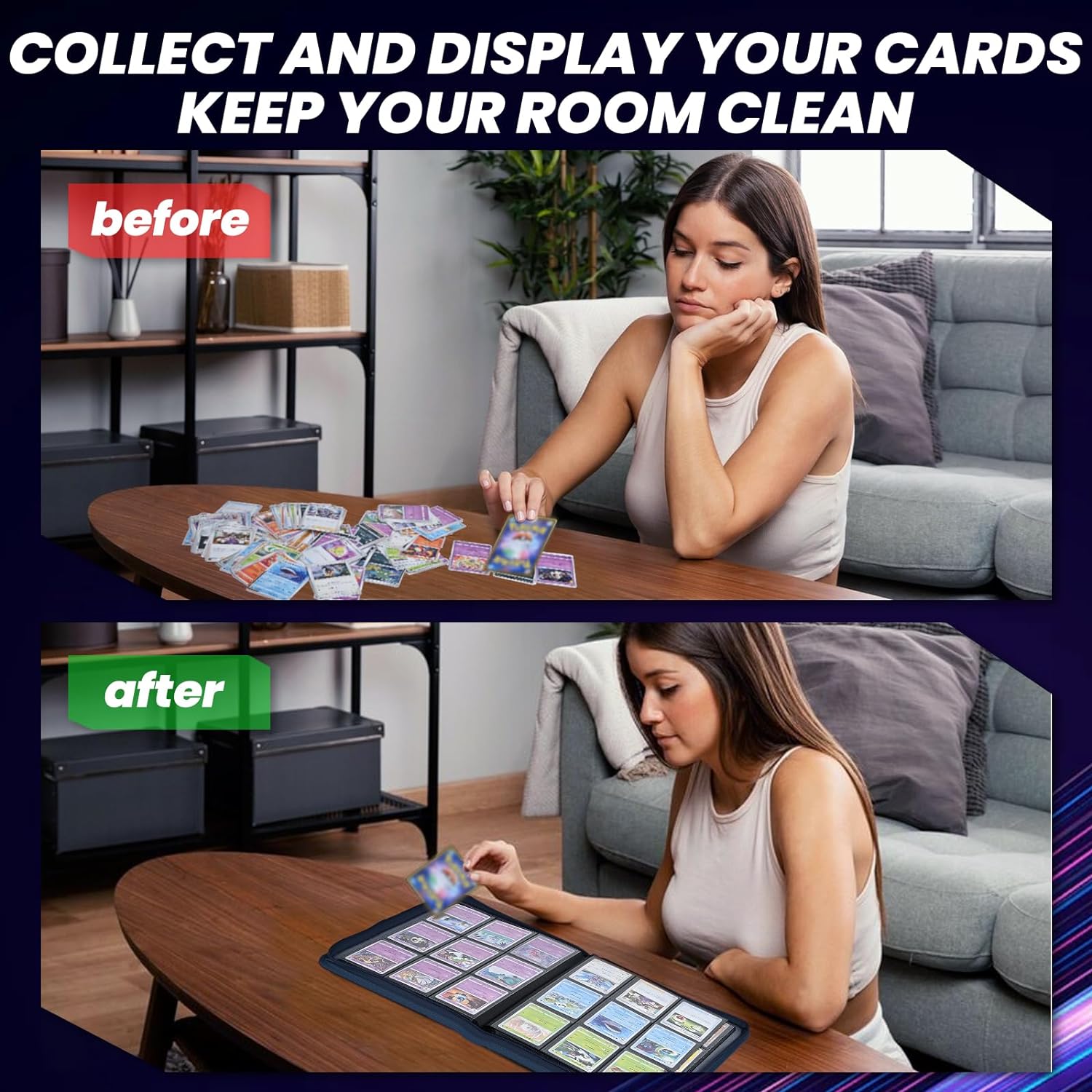 9 Pocket Trading Card Binder,  - Pokemon Binder Card recension och pris