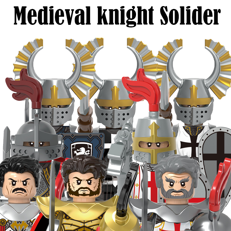 Medieval Infantry Knight Figur - Lego Minifigure Holder recension och pris