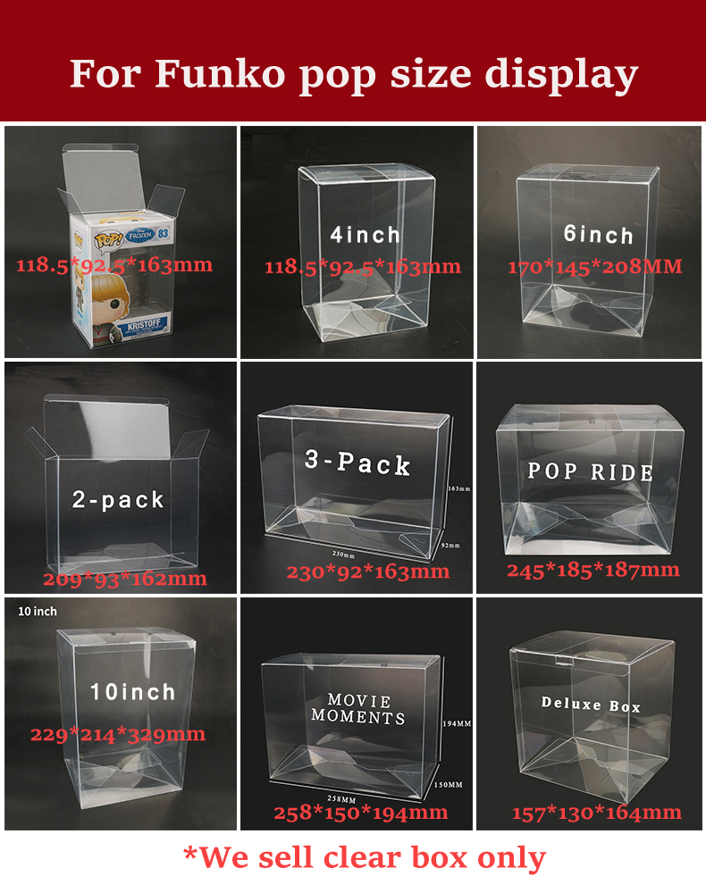 Transparent Clear box for Movi - Funko Pop Protector recension och pris