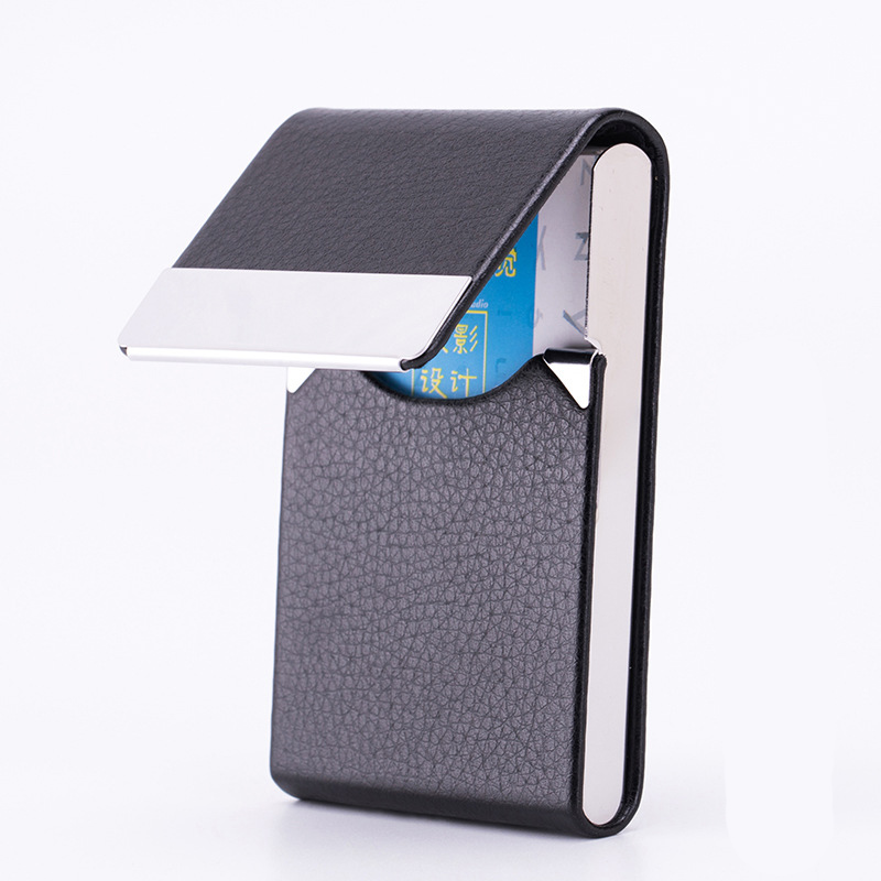 1 PC Business Card Holder Case - Card Top Loader recension och pris