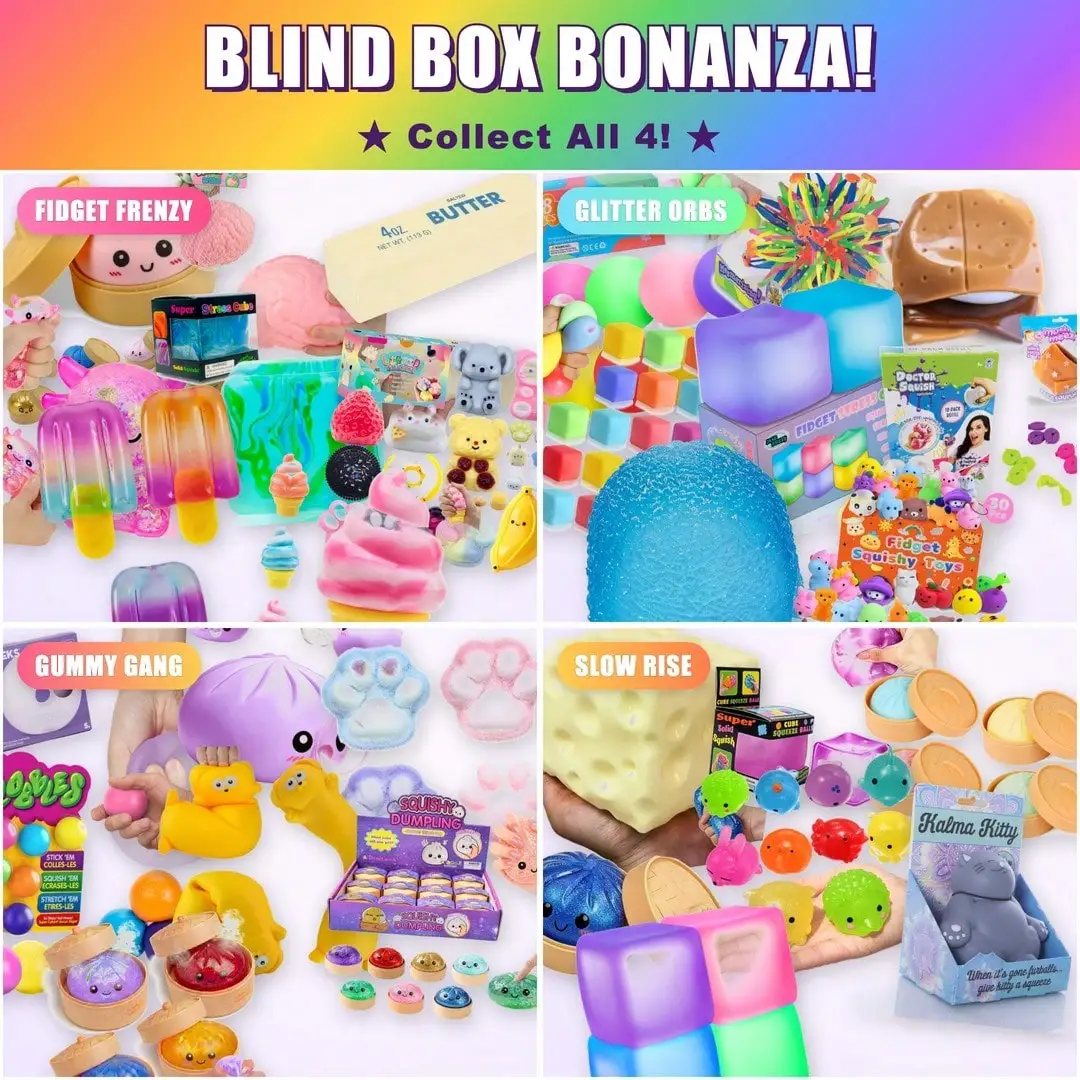 100styles Squishy Squeeze Fidg - Mystery Box Blind Bag recension och pris