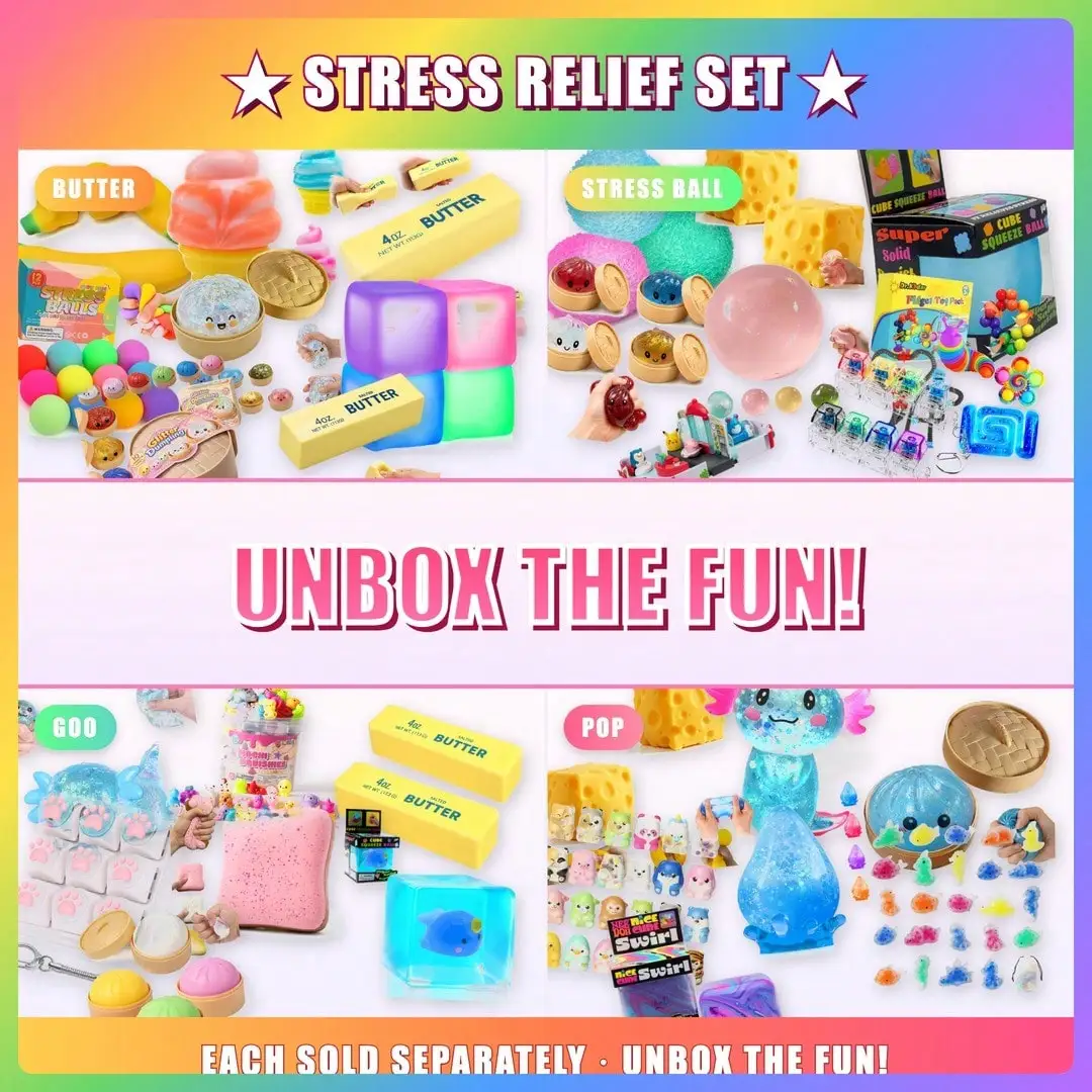 100styles Squishy Squeeze Fidg - Mystery Box Blind Bag recension och pris