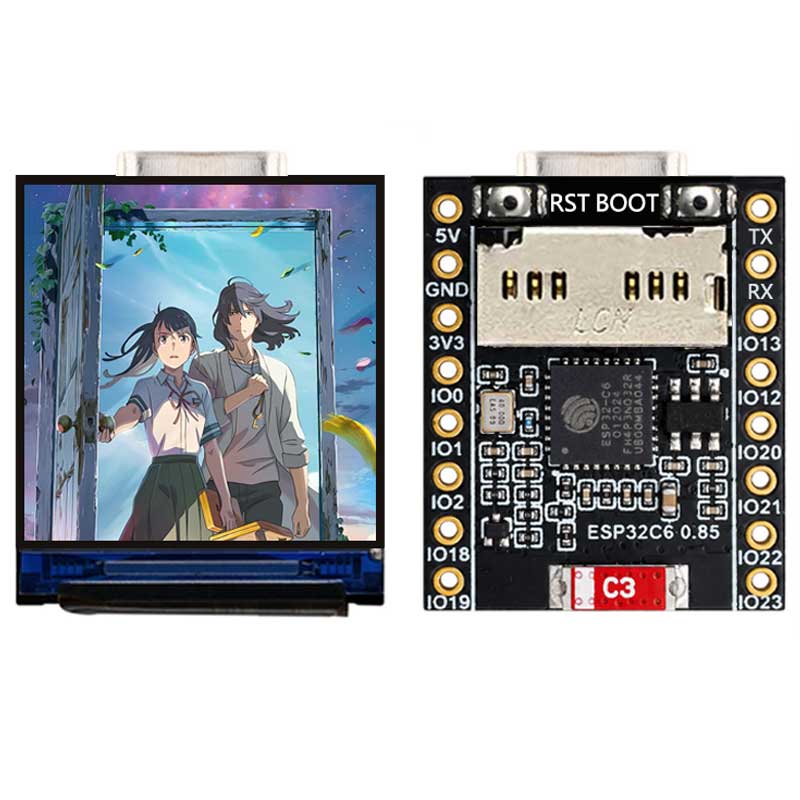 ESP32 C6 0.85 Inch 128X128 IPS - Graded Card Display recension och pris