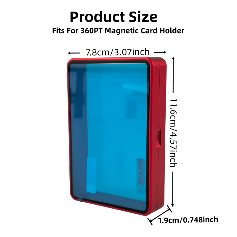 Aluminum Alloy Magnetic Card D - Graded Card Display recension och pris