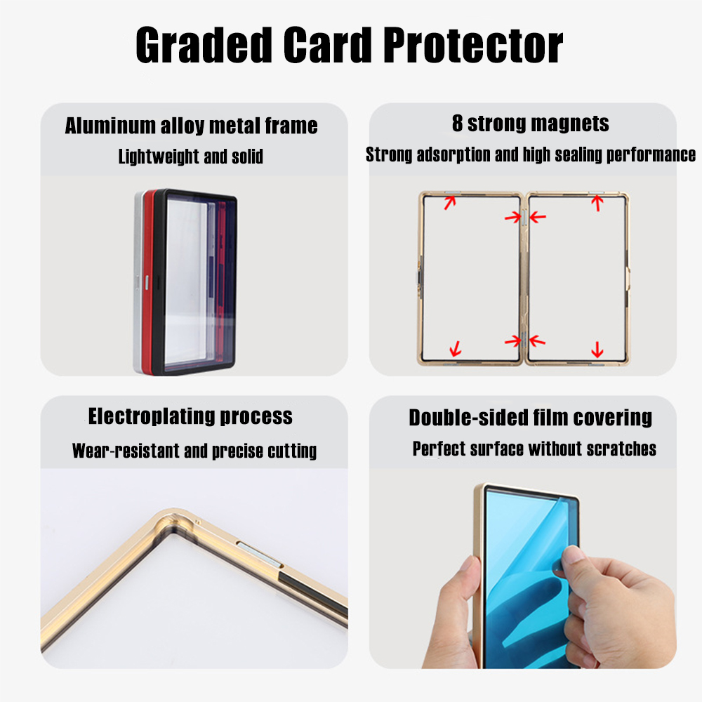 Multicolor Aluminum Alloy Grad - Graded Card Display recension och pris