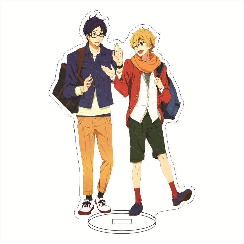 16CM Anime Acrylic Figure Free - Figma Stand Set recension och pris