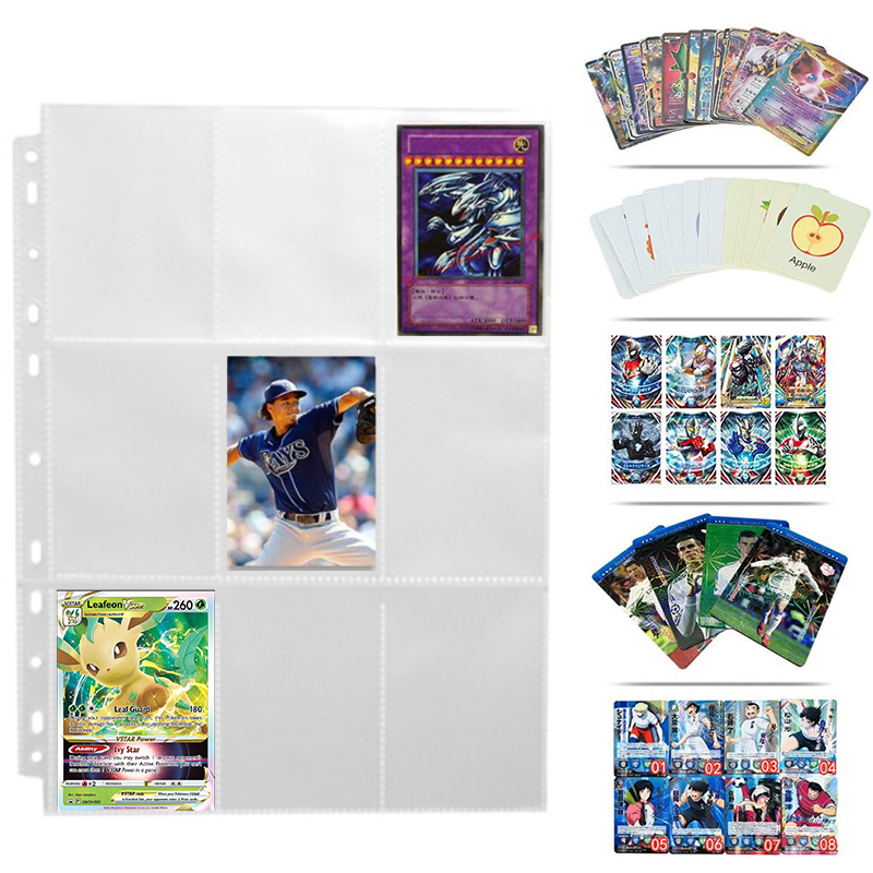 50pcs 9 Pocket Trading Gaming  - Card Penny Sleeve recension och pris