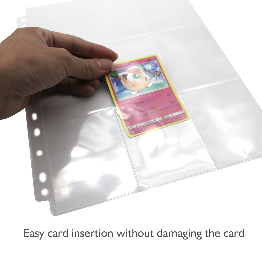 50pcs 9 Pocket Trading Gaming  - Card Penny Sleeve recension och pris