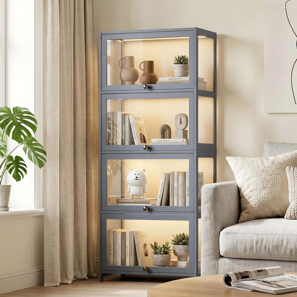 4-Tier Acrylic Display Case fo - Display Case Acrylic recension och pris