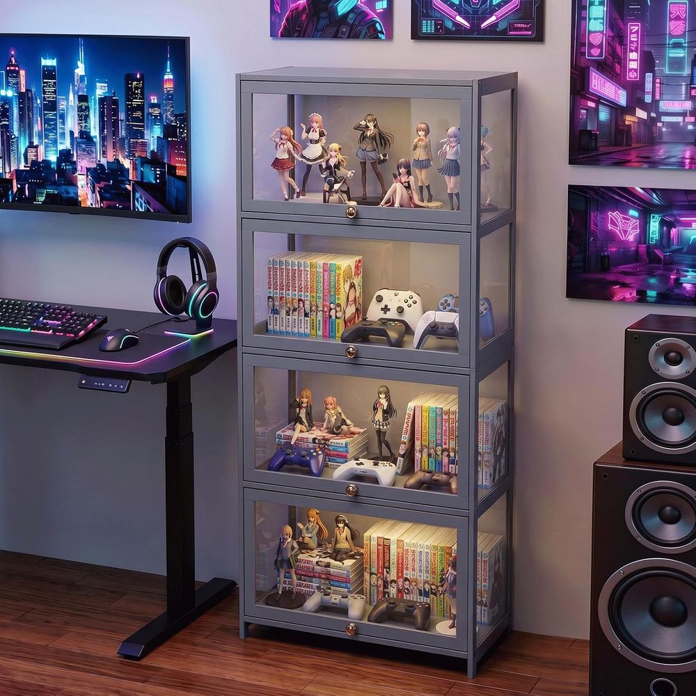 4-Tier Acrylic Display Case fo - Display Case Acrylic recension och pris