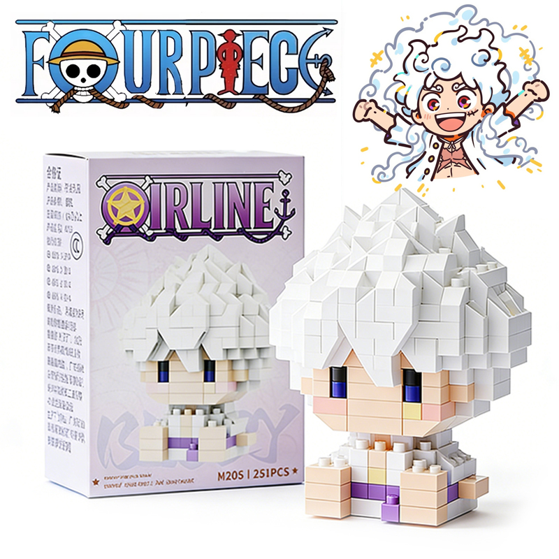 One Piece Anime Sun God Nika L - Building Block Mini recension och pris