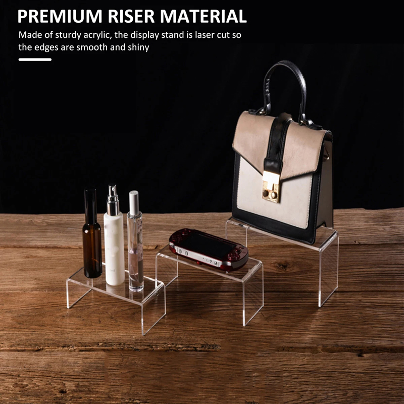 3/5Pcs Acrylic Display Stand B - Display Risers Set recension och pris