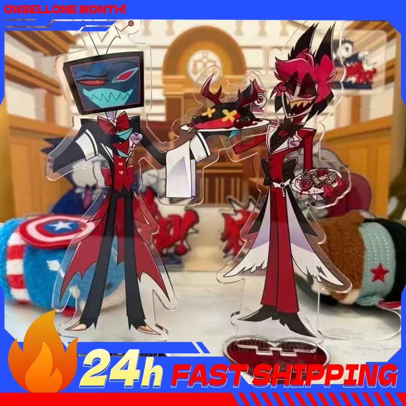 2pcs Hazbin Anime Peripherals  - Figma Stand Set recension och pris