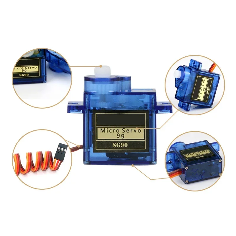 2/4/8/20Pcs SG90 9G Micro Serv - Model Airplane Plastic recension och pris