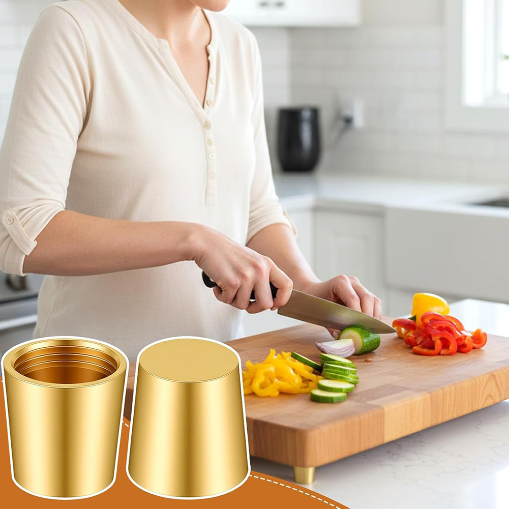 4pcs Brass Cutting Board Feet  - Display Risers Set recension och pris