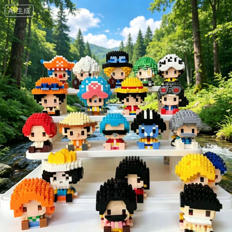 New ONE PIECE Sun God Nika Luf - Building Block Mini recension och pris