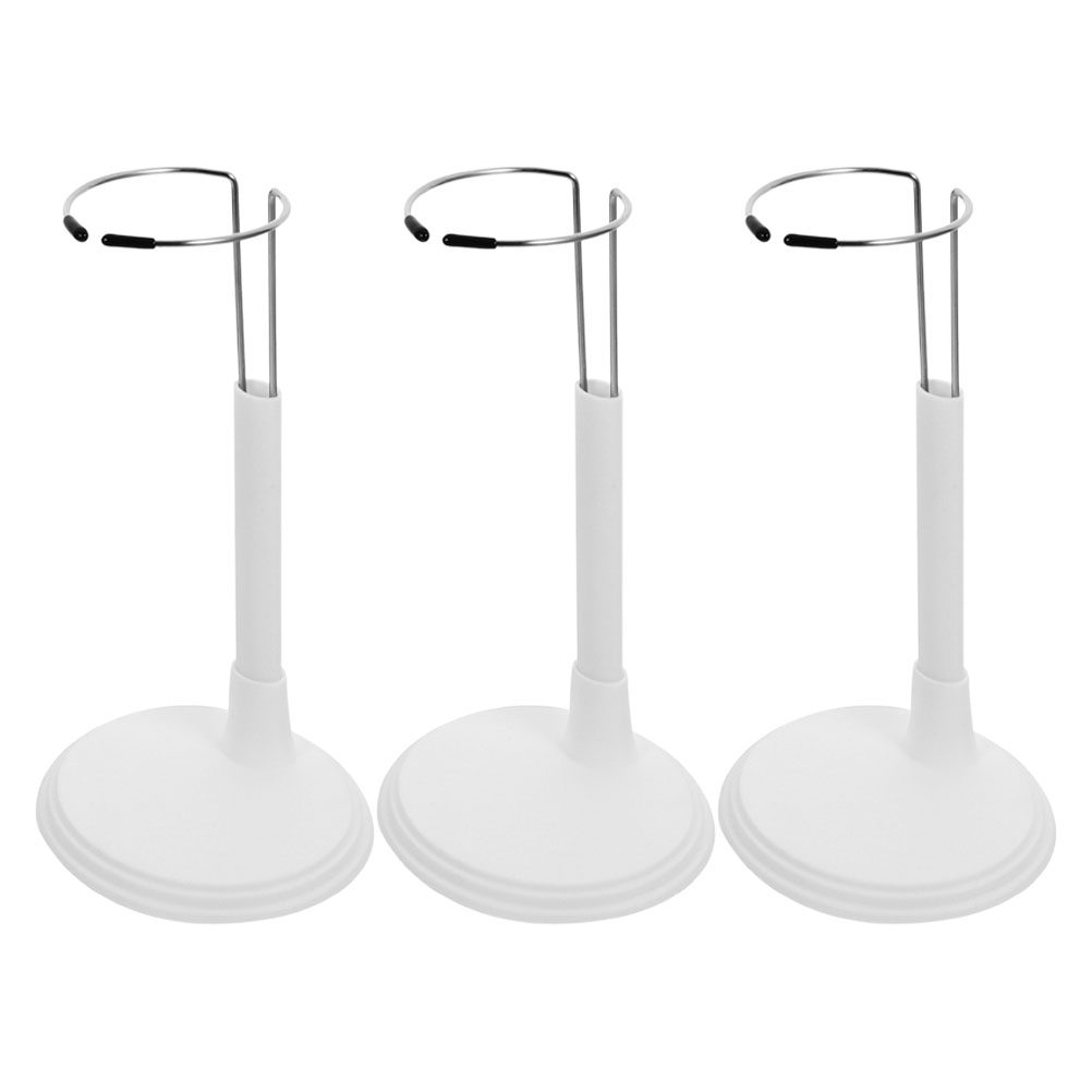 3Pcs White Plastic Adjustable  - Action Figure Stand recension och pris