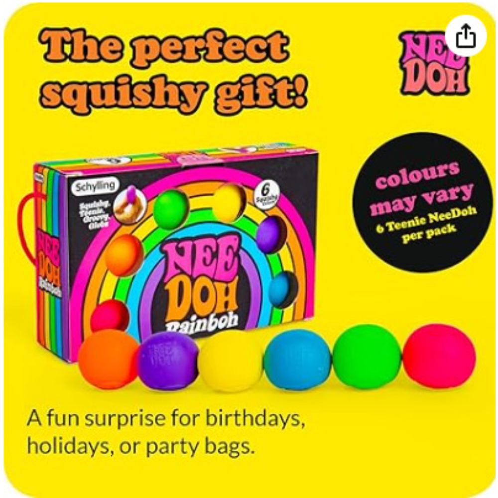 New Schylling Needoh Rainbow T - Mystery Box Blind Bag recension och pris