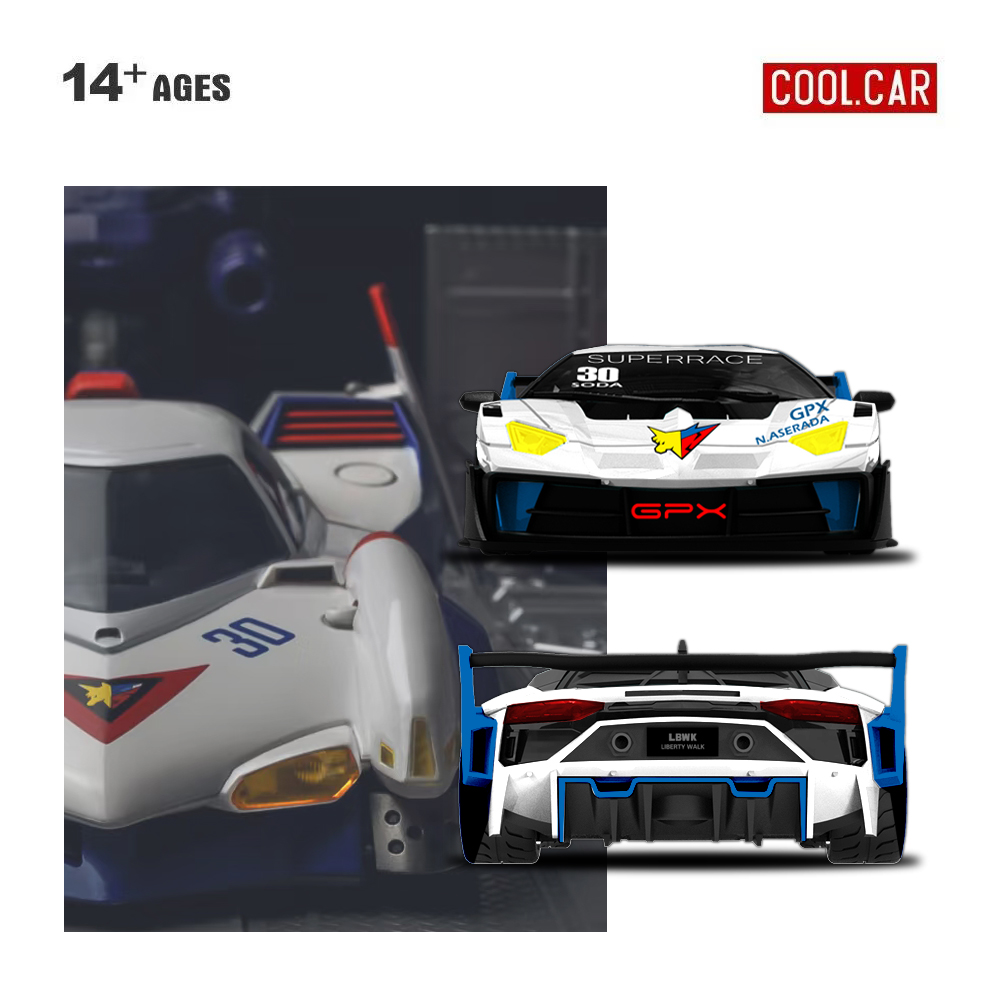 Cool Car 1:64 GTEVO Superrace  - Die Cast Car 1 64 recension och pris
