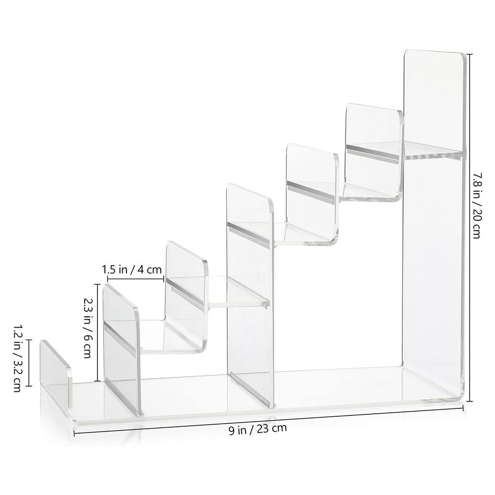 Acrylic Clear Display Risers D - Display Risers Set recension och pris