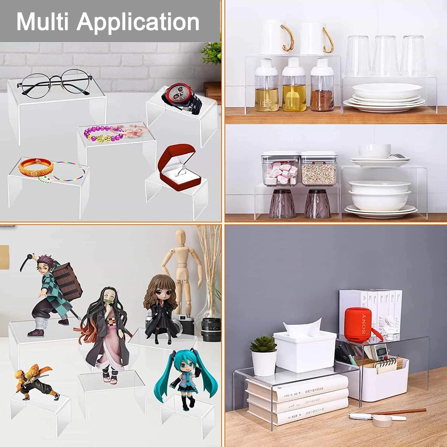 U Shape Acrylic Display Risers - Pop Display Shelf recension och pris