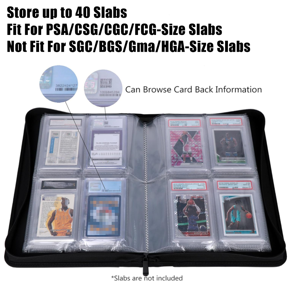 Graded Card Binder fits 40 PSA - Trading Card Binder recension och pris