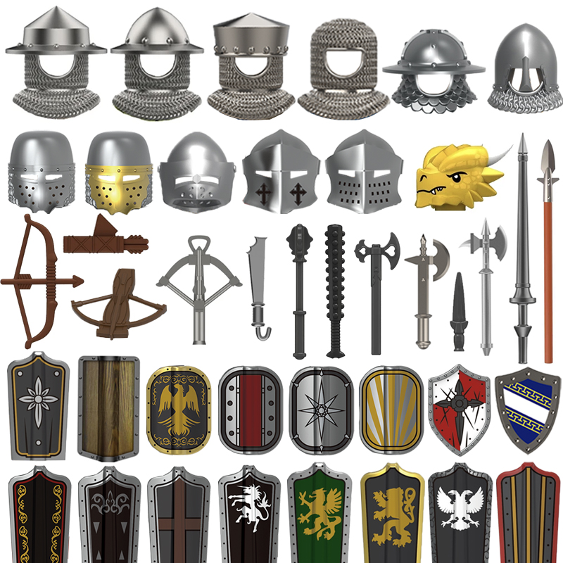 Medieval Castle Soldier Action - Lego Minifigure Holder recension och pris
