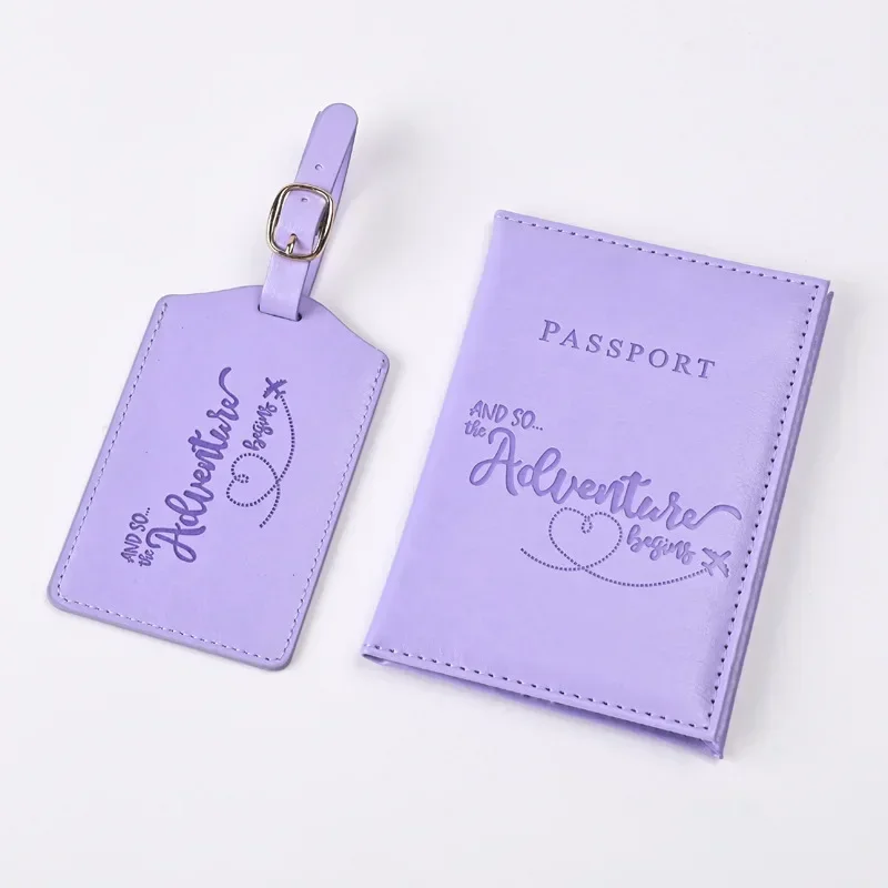 New Purple PU Leather Passport - Card Top Loader recension och pris