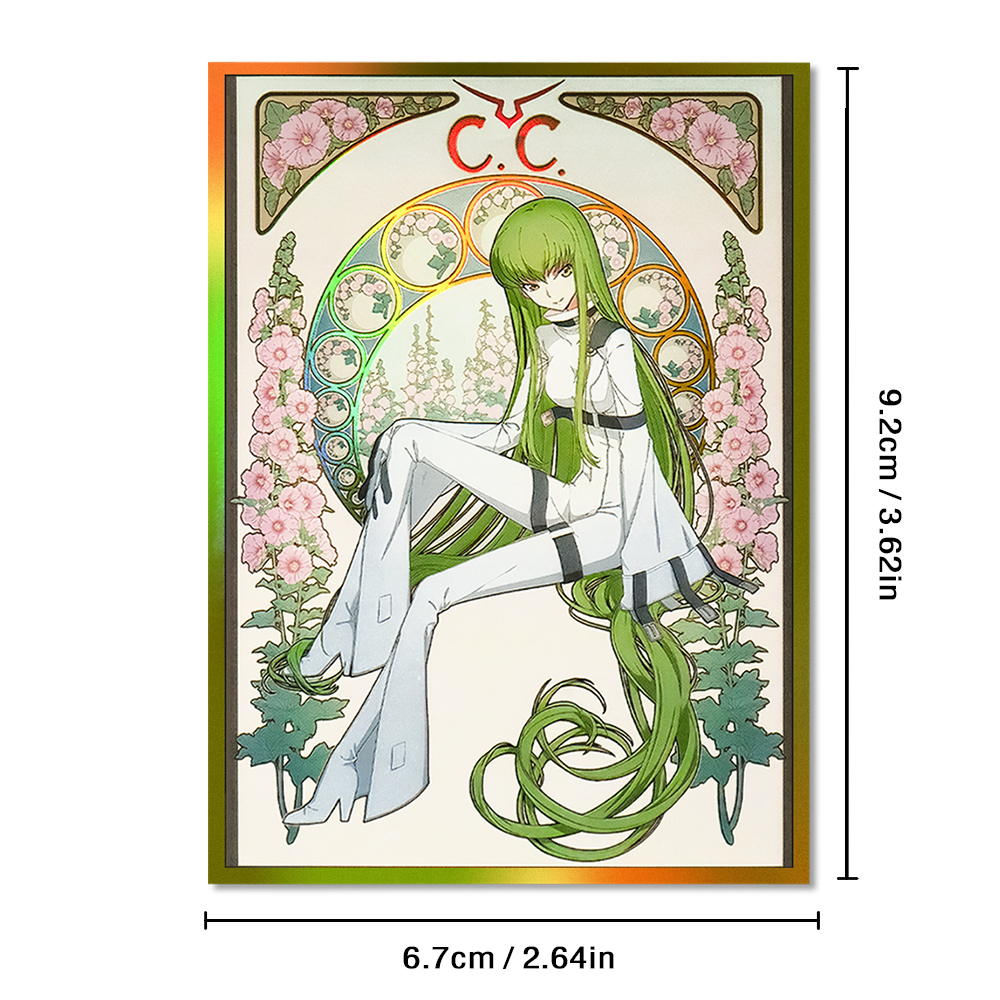 60PCS Standard Size Anime Card - Graded Card Display recension och pris
