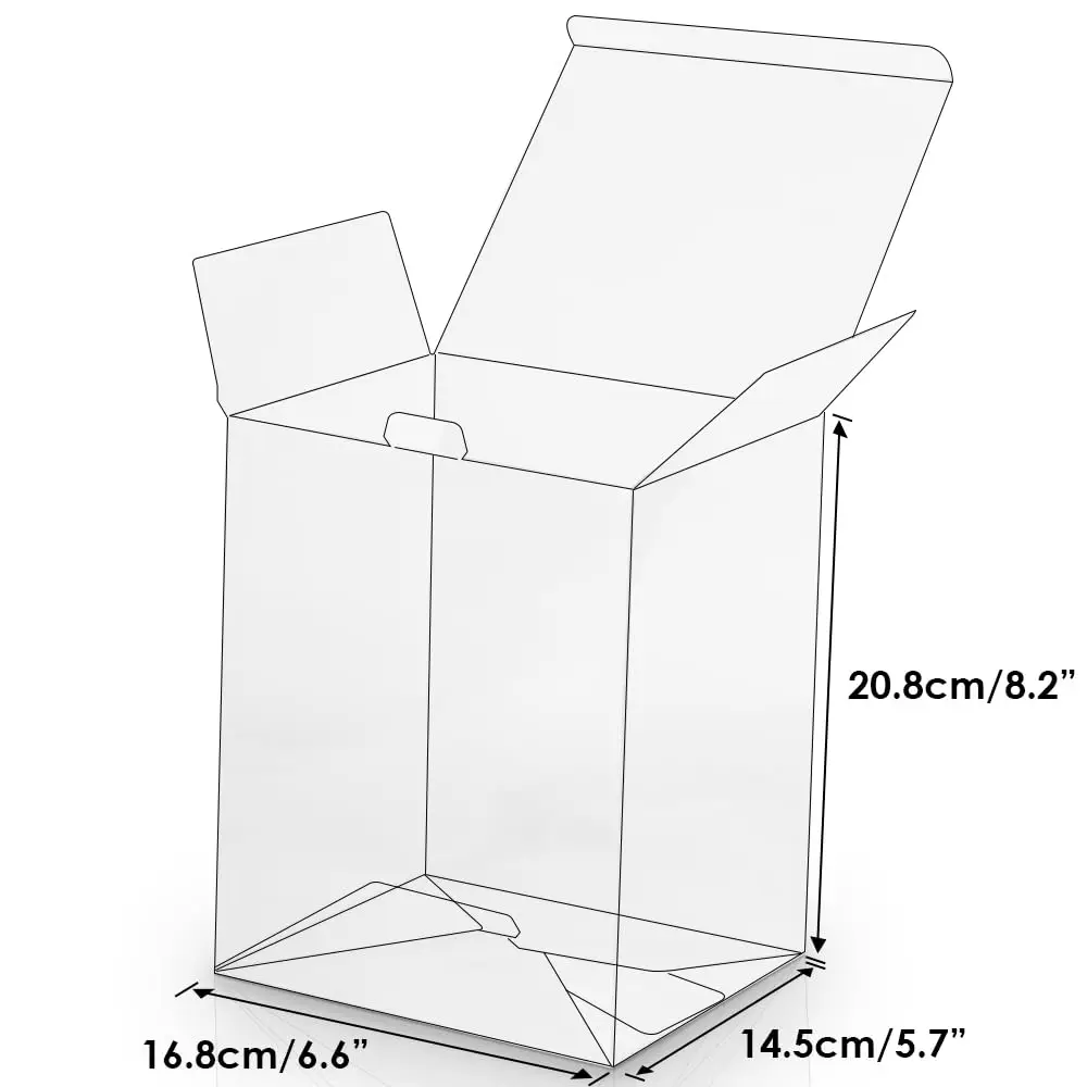 0.50 MM Thick Clear Scratch-Re - Funko Pop Protector recension och pris