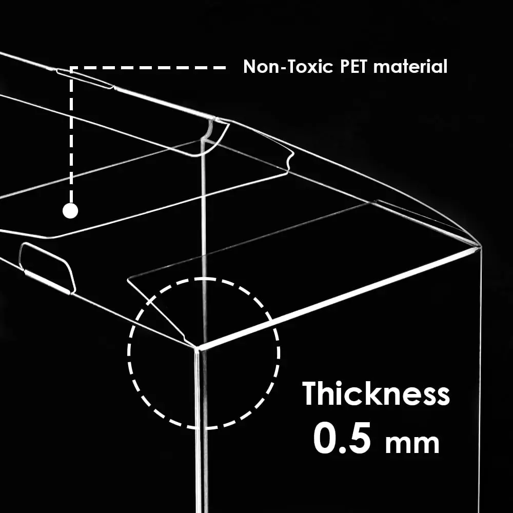 0.50 MM Thick Clear Scratch-Re - Funko Pop Protector recension och pris