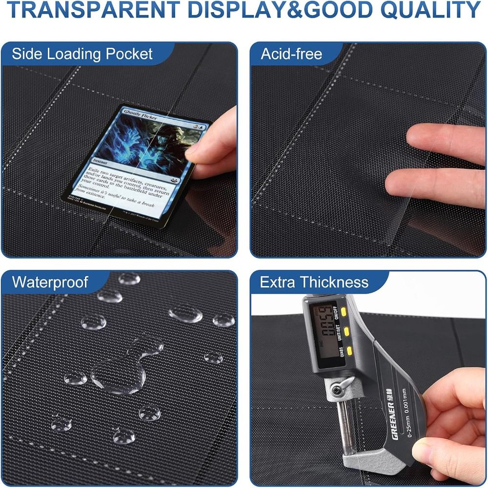 10Pcs 9-Pocket A4 Trading Card - Trading Card Binder recension och pris
