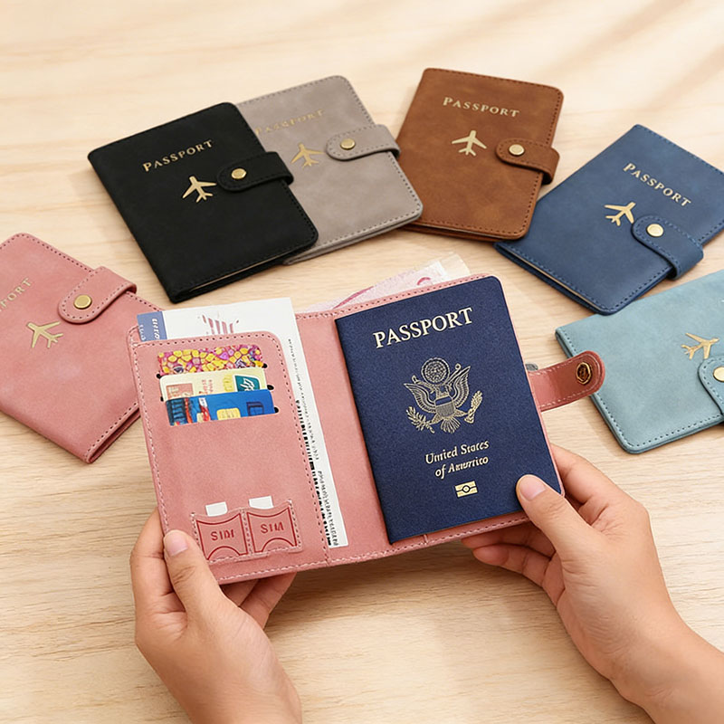 Leather Passport Holder Covers - Card Top Loader recension och pris