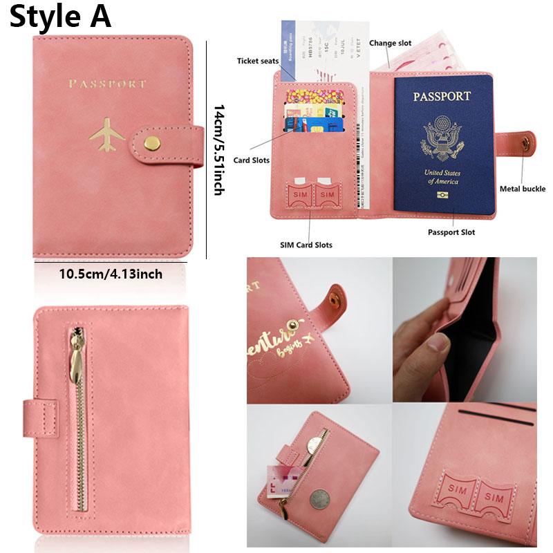 Leather Passport Holder Covers - Card Top Loader recension och pris