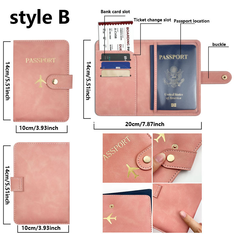 Leather Passport Holder Covers - Card Top Loader recension och pris