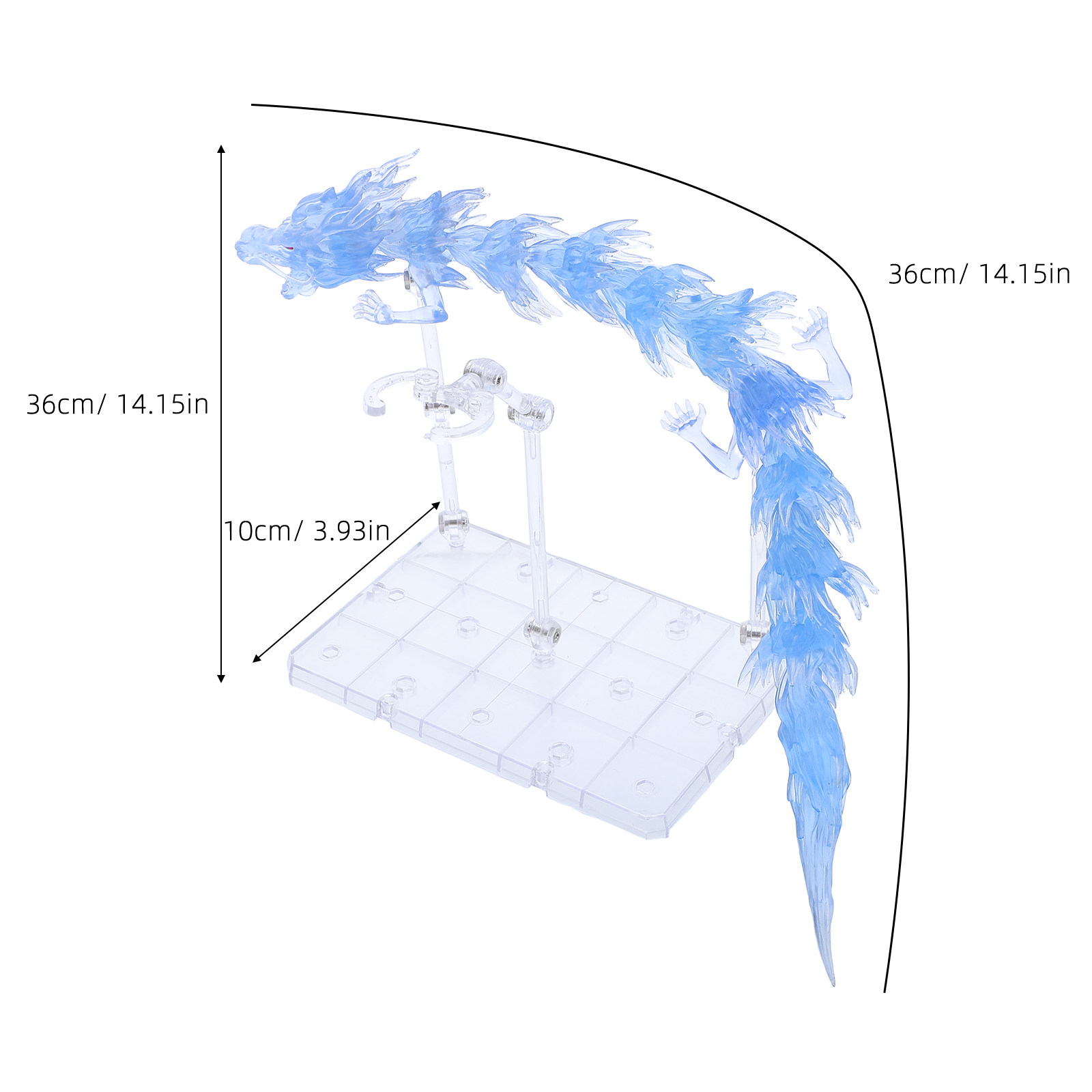 1Set Plastic Dragon Effect Par - Action Figure Stand recension och pris