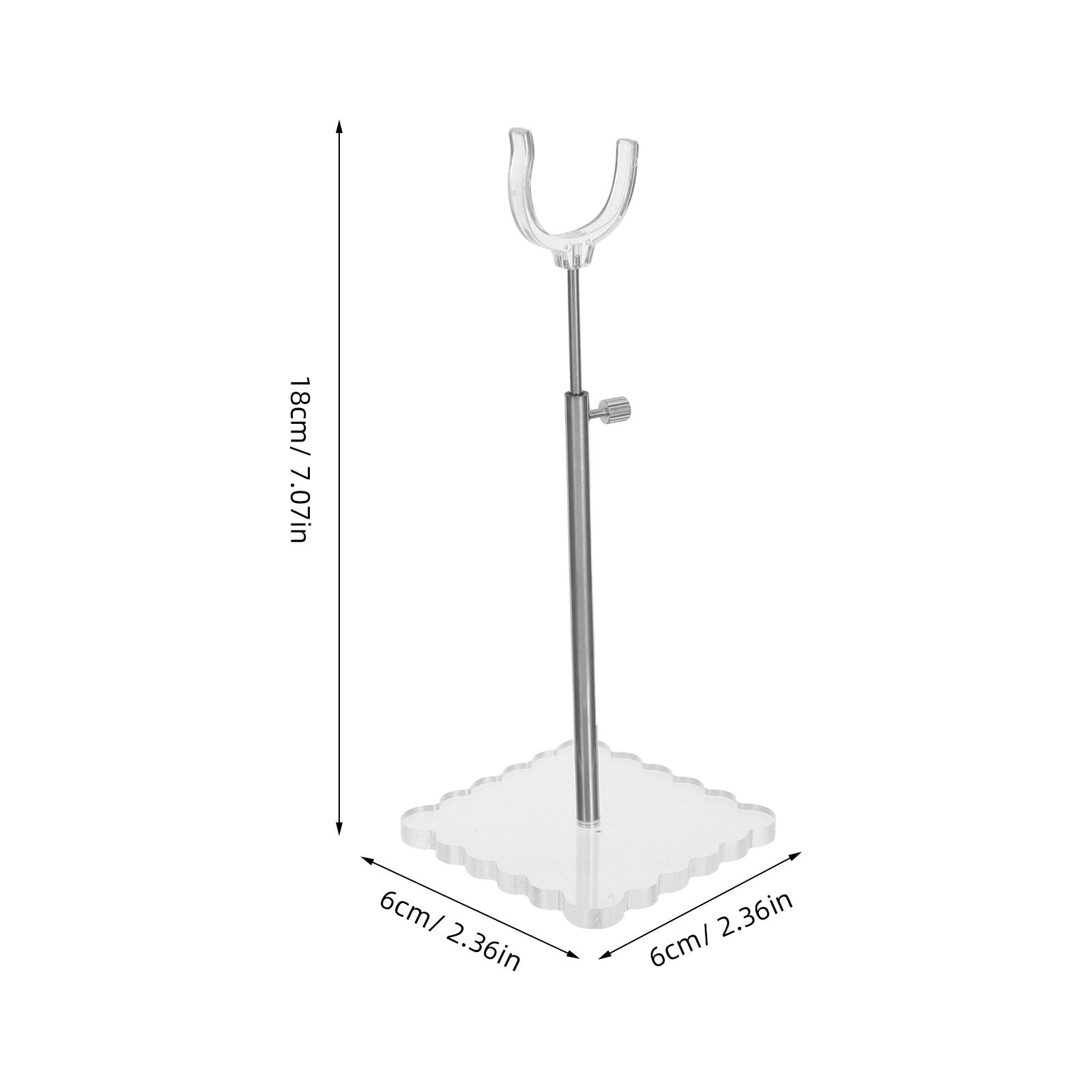 1Set Adjustable Acrylic Displa - Action Figure Stand recension och pris