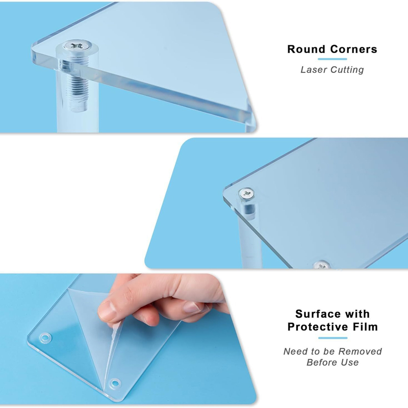 1-4 Tier Acrylic Display Stand - Pop Display Shelf recension och pris