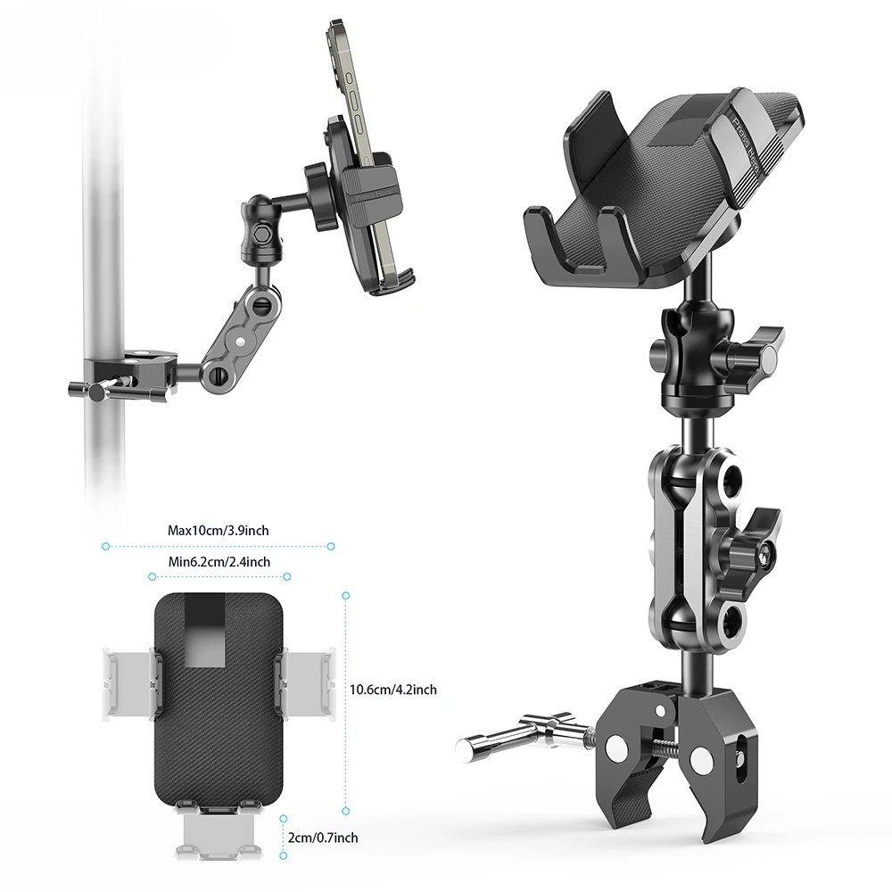 Phone Holder with Super Clamp  - Pop Display Shelf recension och pris