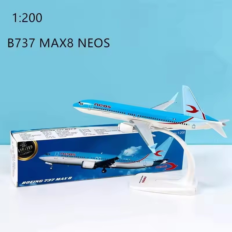 1:200 Scale B737 MAX8 Neos Air - Model Airplane Plastic recension och pris