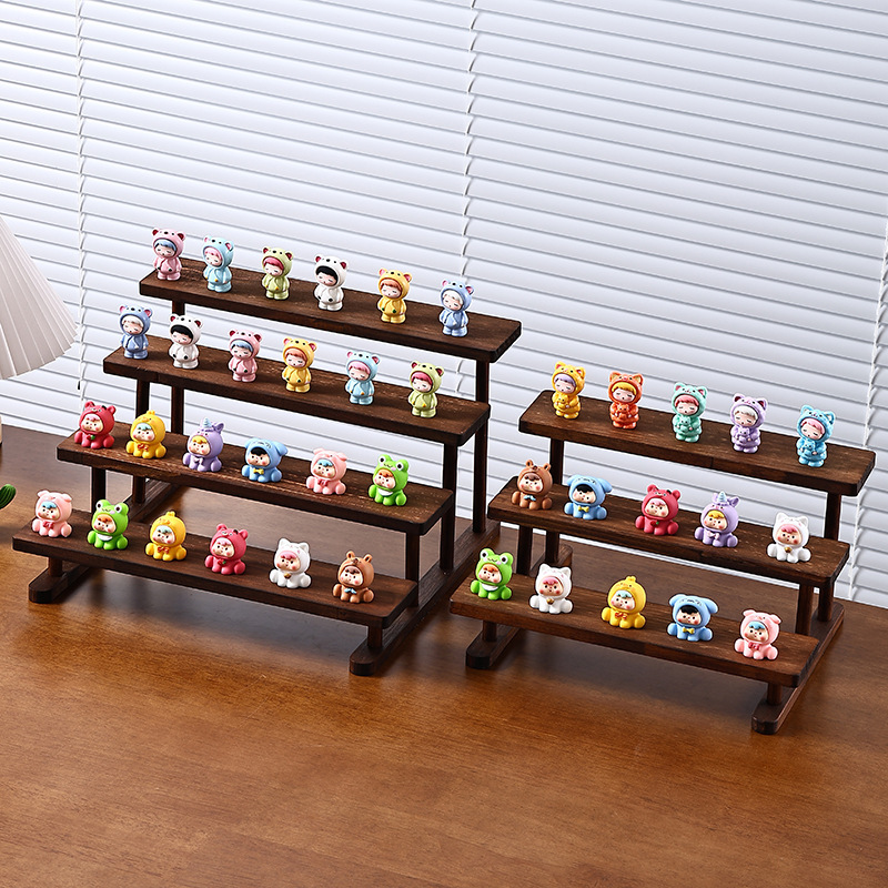2/3/4/5 Layer Wooden Display R - Display Risers Set recension och pris
