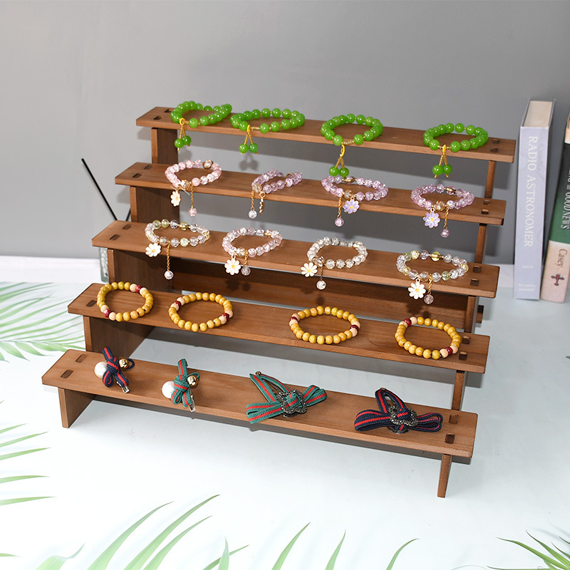 2/3/4/5 Layer Wooden Display R - Display Risers Set recension och pris
