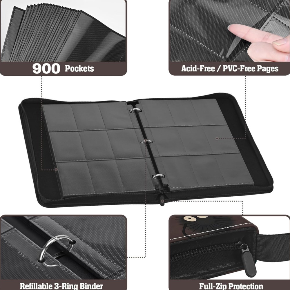 900 Pockets Card Binder Album  - Pokemon Binder Card recension och pris