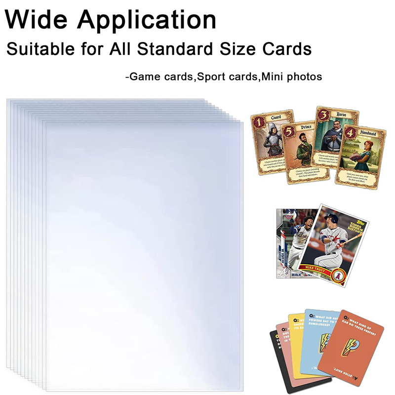 100-600pcs Card Sleeves Hard S - Pokemon Binder Card recension och pris