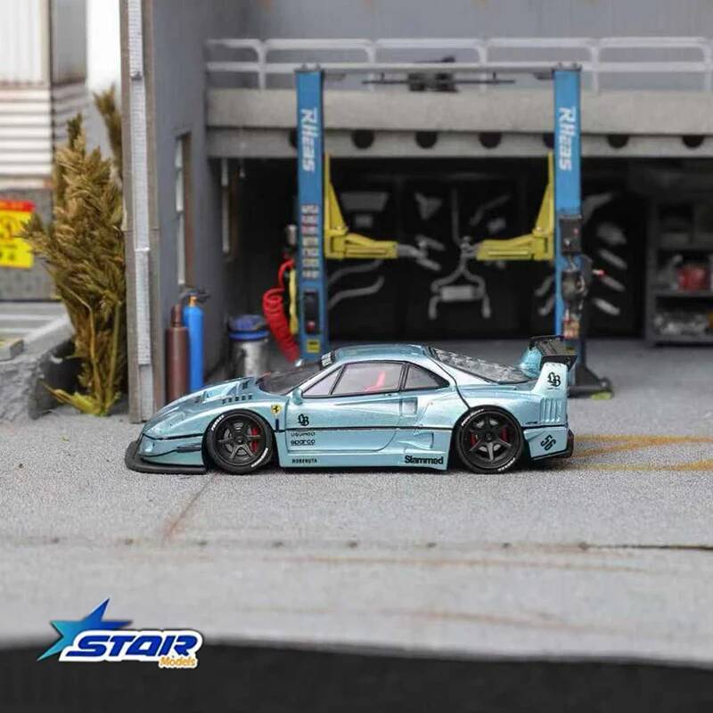 STAR 1:64 LBWK F40 Ice Blue Ma - Die Cast Car 1 64 recension och pris