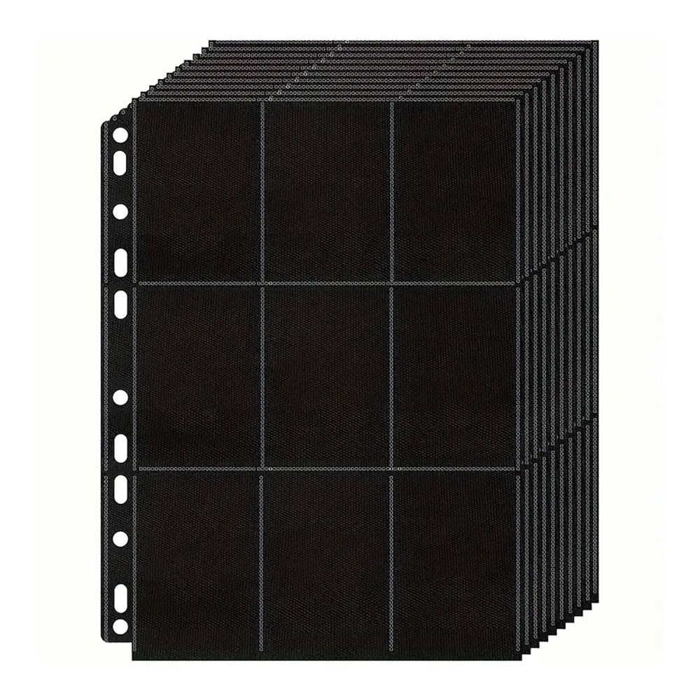 10Pack Black 9-Pocket A4 Tradi - Trading Card Binder recension och pris